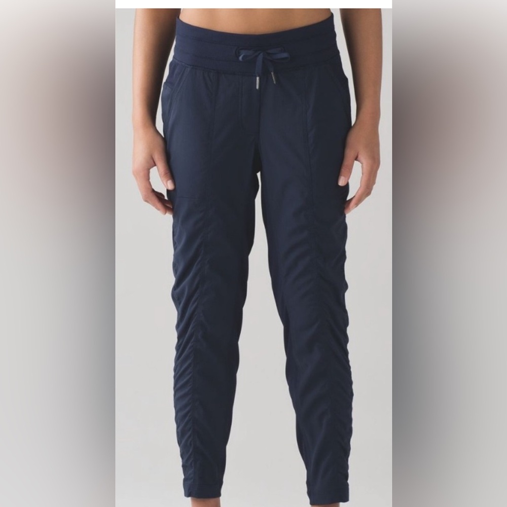 lululemon athletica Navy Drawstring Track Joggers